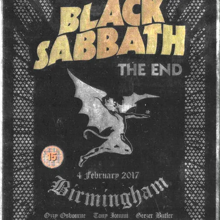 Cover of The End (4 February 2017 - Birmingham)